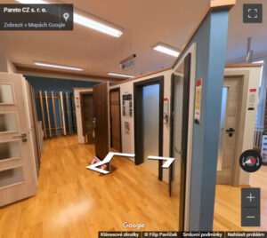 virtuální prohlídka pro firmy – ukázka interiéru