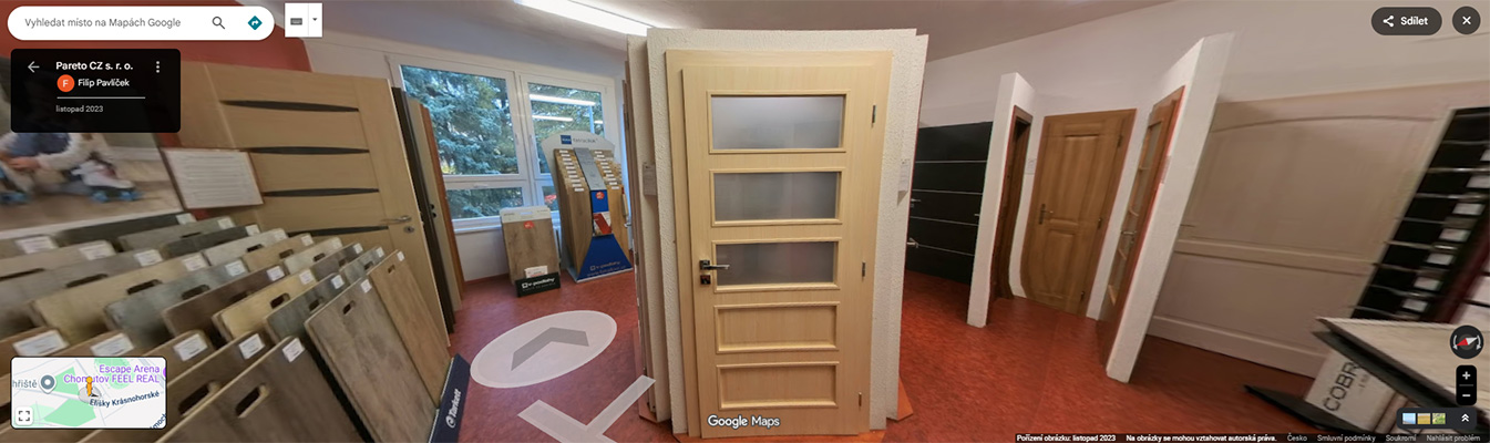 využití virtuální prohlídky